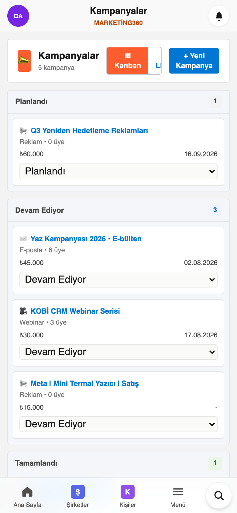 Ohana360 mobil uygulaması
